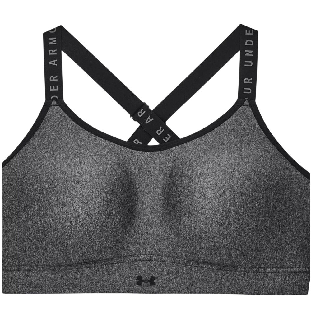 Under Armour Infinity Mid Sports Bra Gray Medium Support Adjustable NWT‎ Size 1x